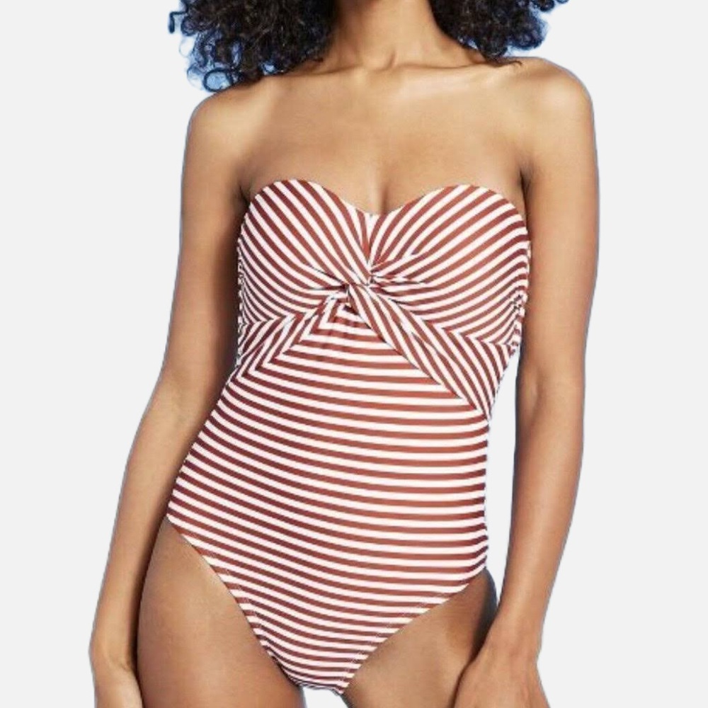 Kona Sol Strapless One Piece Swimsuit